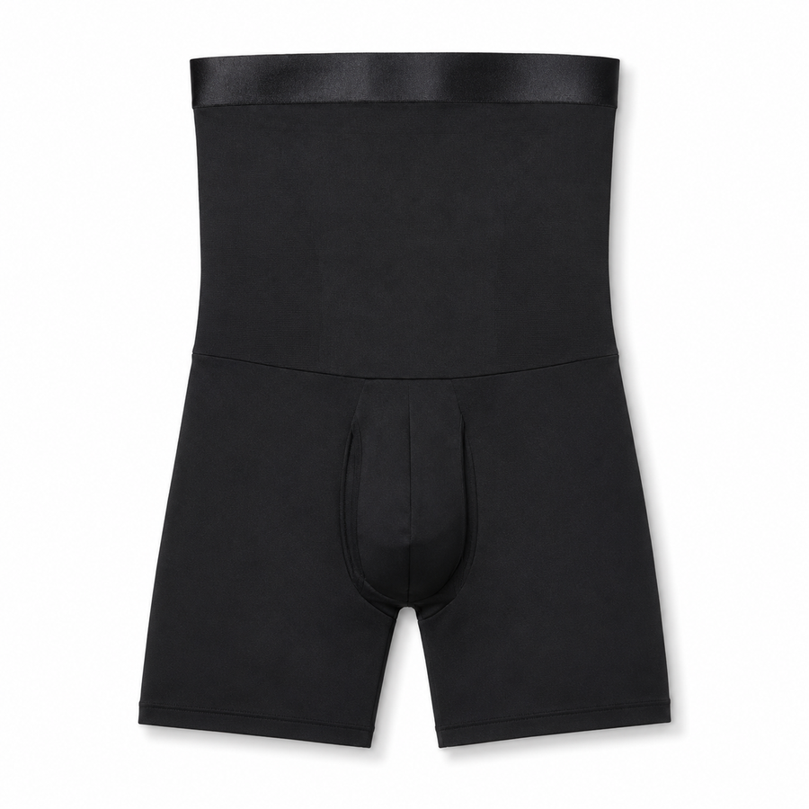 Caleçon gainant homme taille haute, vue à plat avant
