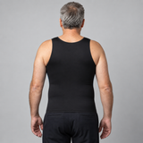 Débardeur gainant homme porté, vue de dos