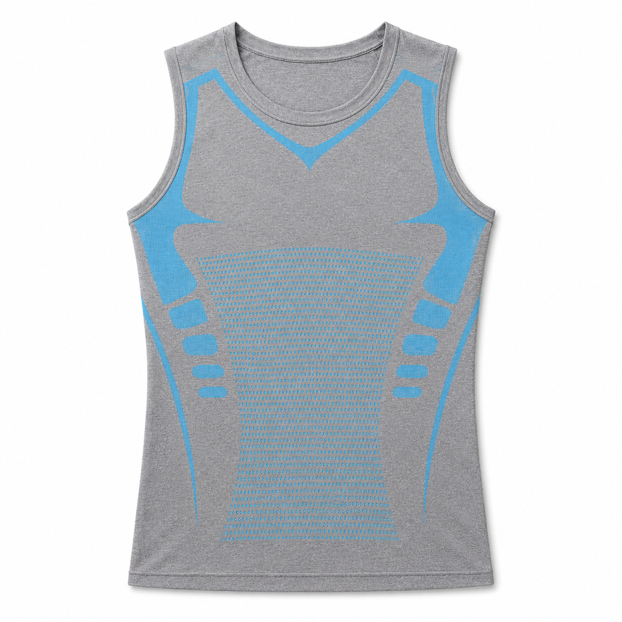 Débardeur gainant homme coloris gris