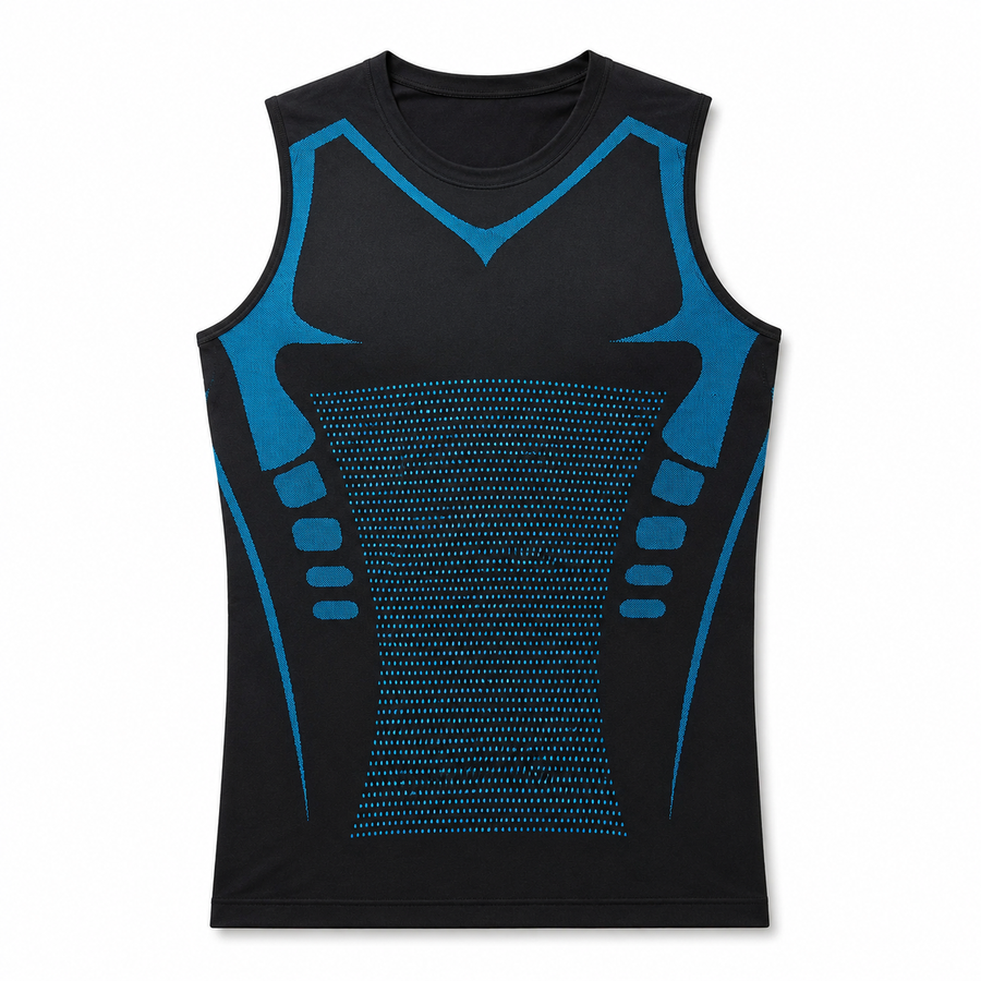 Débardeur gainant homme coloris noir